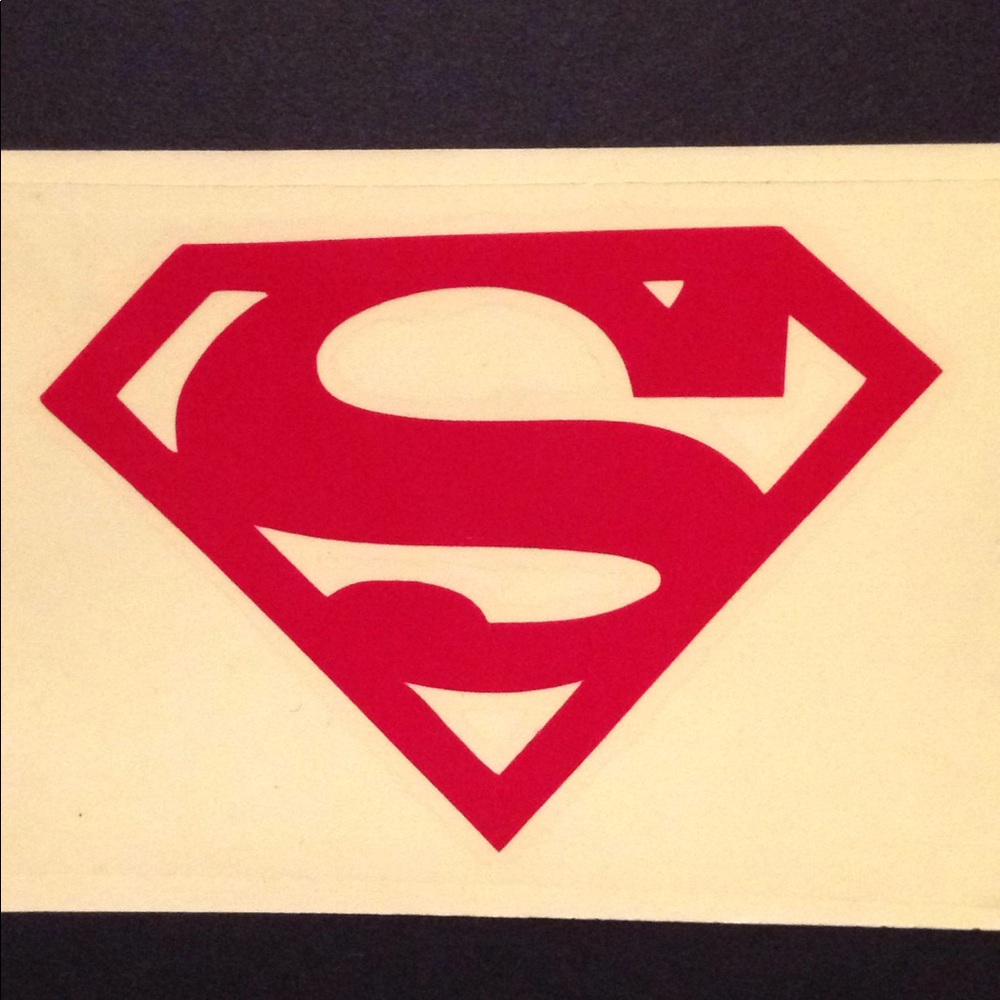 Superman S Logo STICKER Comic Book Lovers  Collect
